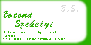 botond szekelyi business card